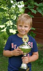 Vincent blev vinnare av den åtråvärda Prins Ottos Vandringspokal. Förvaras väl synlig på hedersplats under ett år!