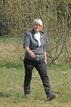 Nästa "sakletarfunktionär"; Margaretha. Välkänd och uppskattad profil från Köpings kennelklubb.