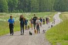 1:a promenaden runt klubben.